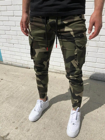 Aidase Casual Tactical Cargo Pants Men Multi Pocket Camouflage Sweatpants Men Spring Autumn Pencil Harem Jogger Trousers aidase-shop